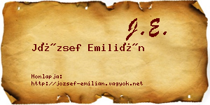 József Emilián névjegykártya
